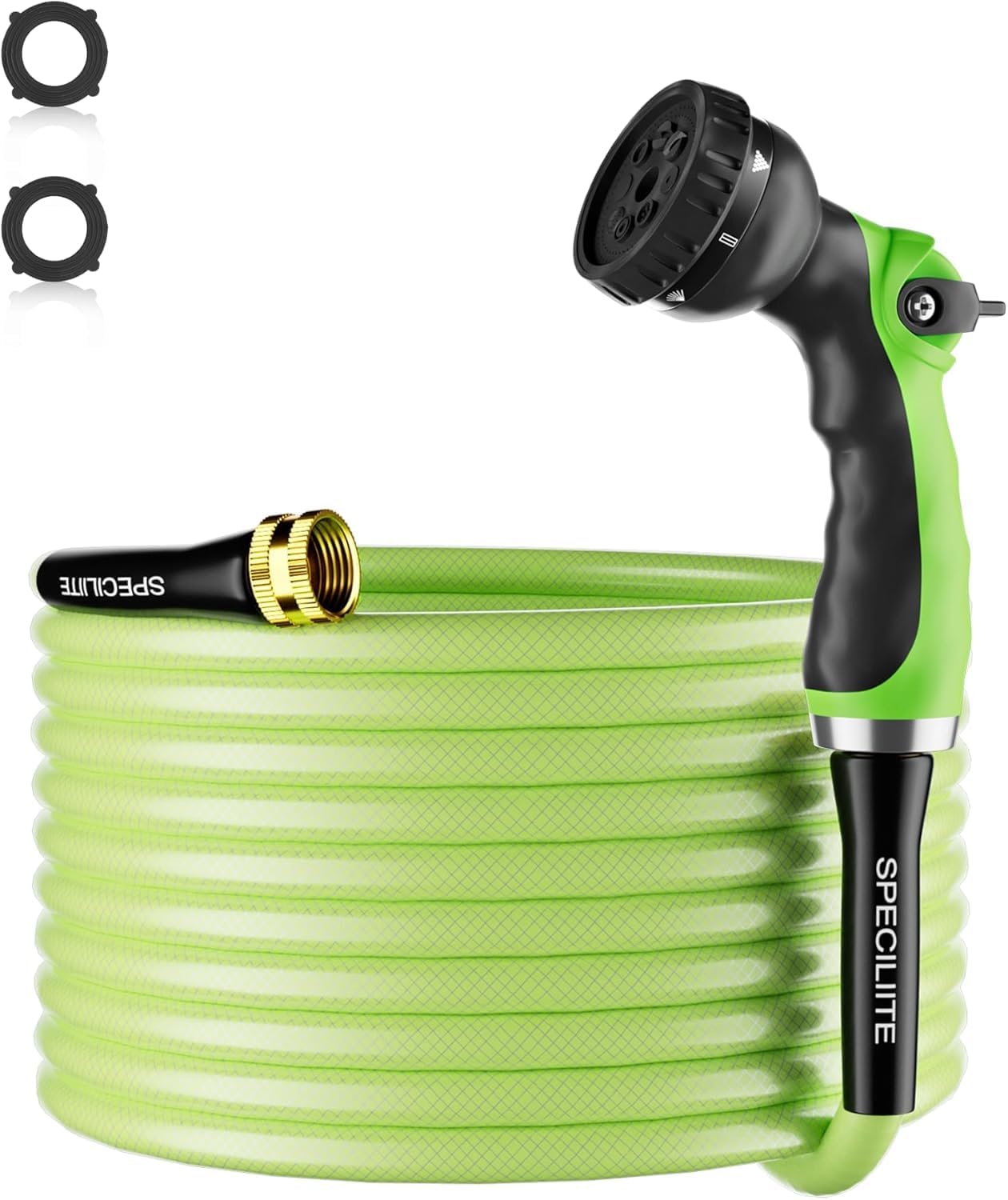 1/2 In Flexible Garden Water Hose , Heavy Duty, Lightweight and Leak-Proof,25/50/75/100 Ft