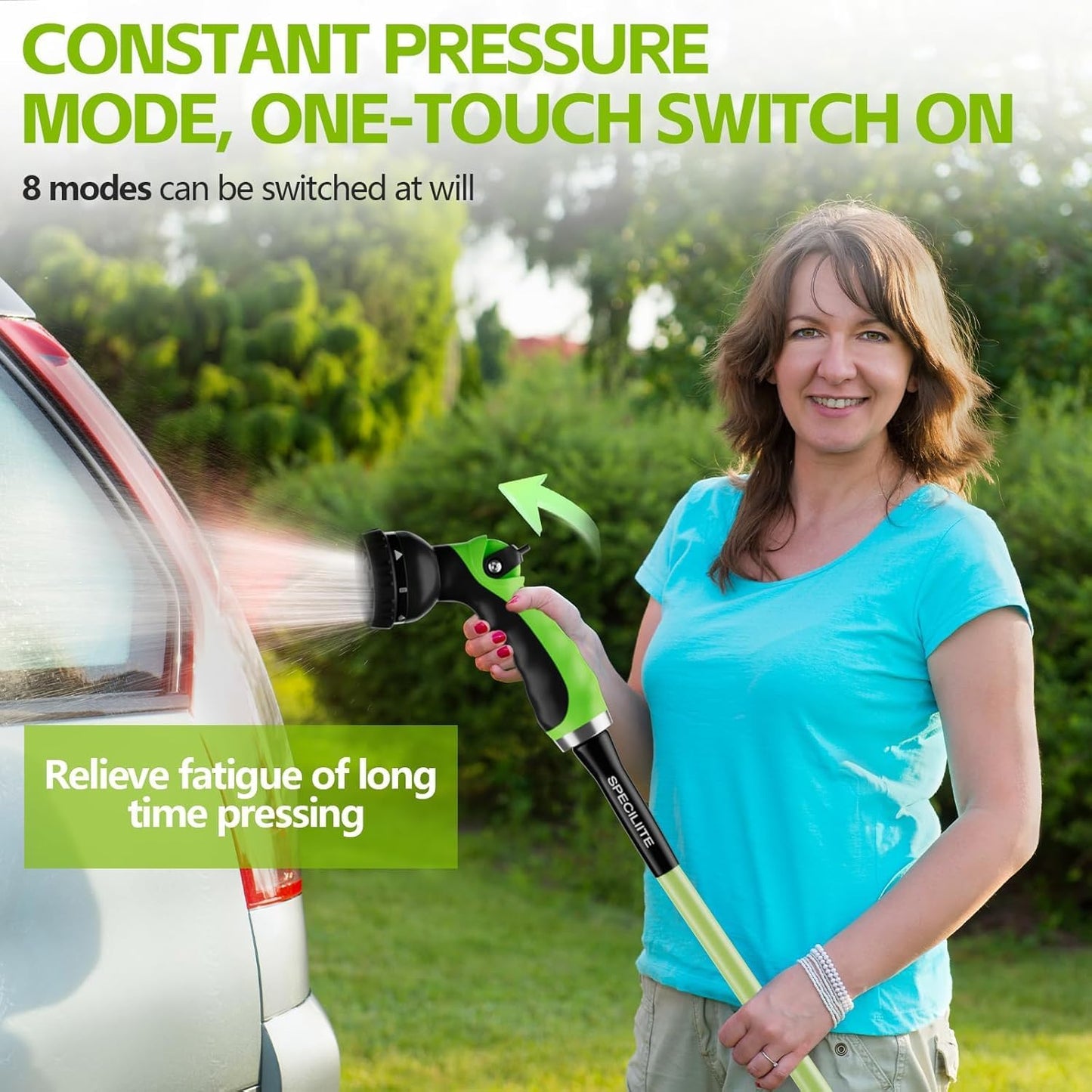 1/2 In Flexible Garden Water Hose , Heavy Duty, Lightweight and Leak-Proof,25/50/75/100 Ft