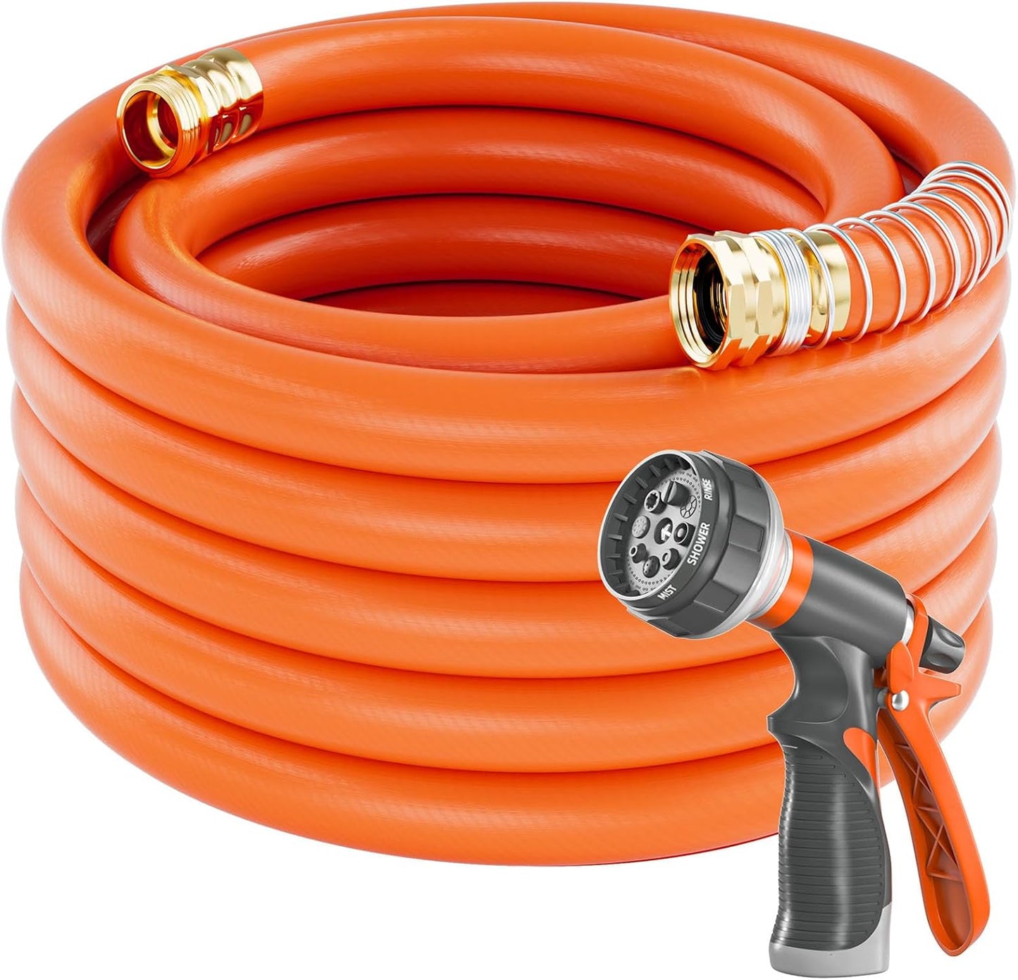 3/4 in x 25/50/75/100/150 ft Flexible and Lightweight Water Hose, Burst 600 psi