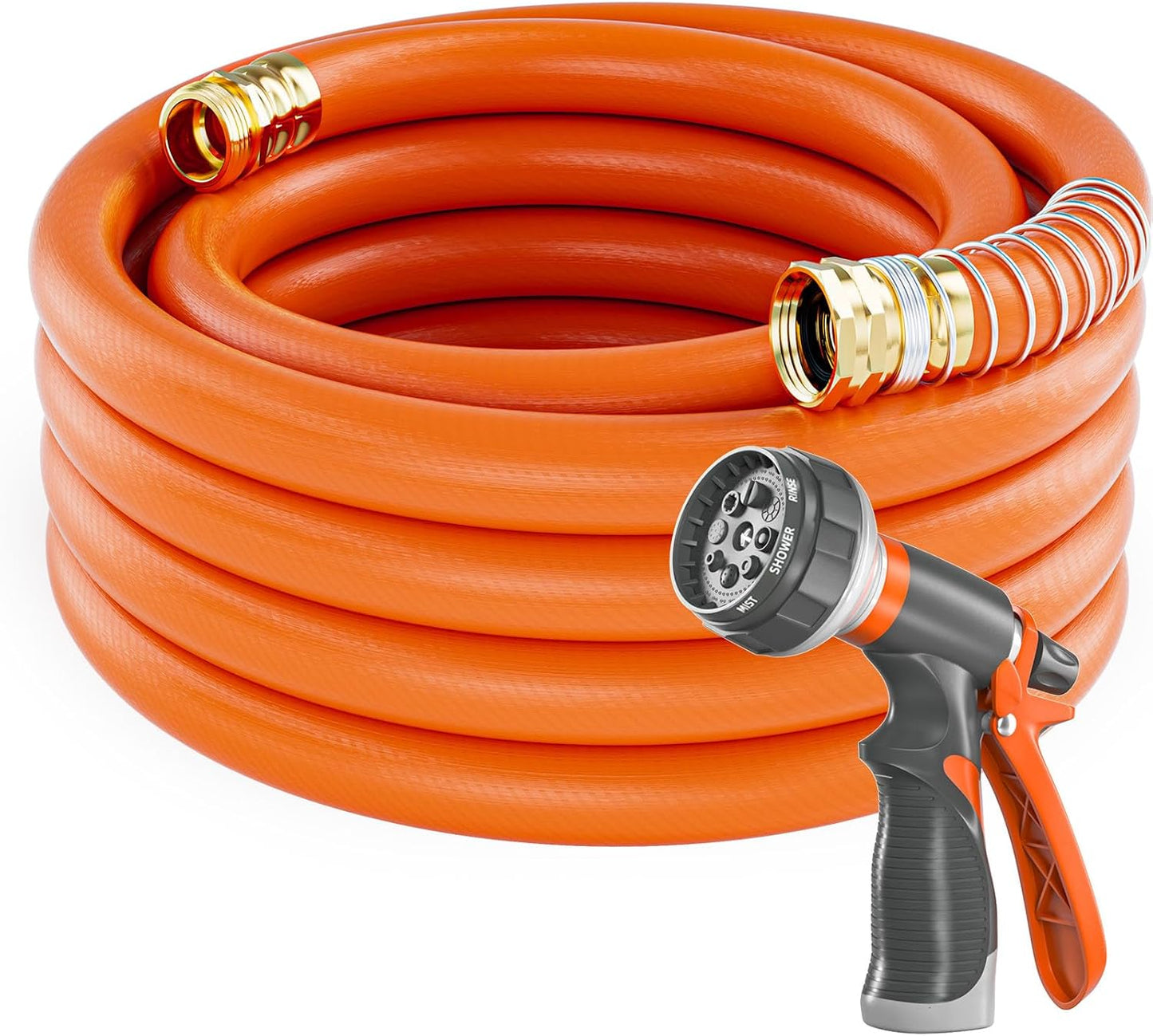3/4 in x 25/50/75/100/150 ft Flexible and Lightweight Water Hose, Burst 600 psi
