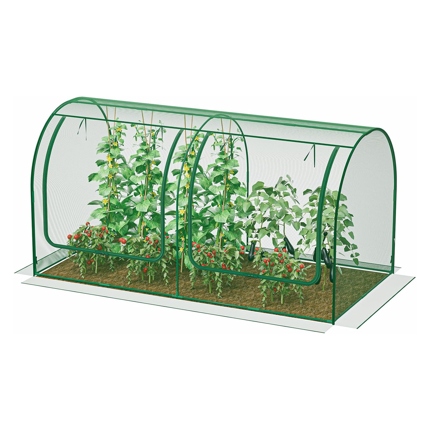 98x49x49inch Garden Plant Netting Mesh Cover for Raised Bed