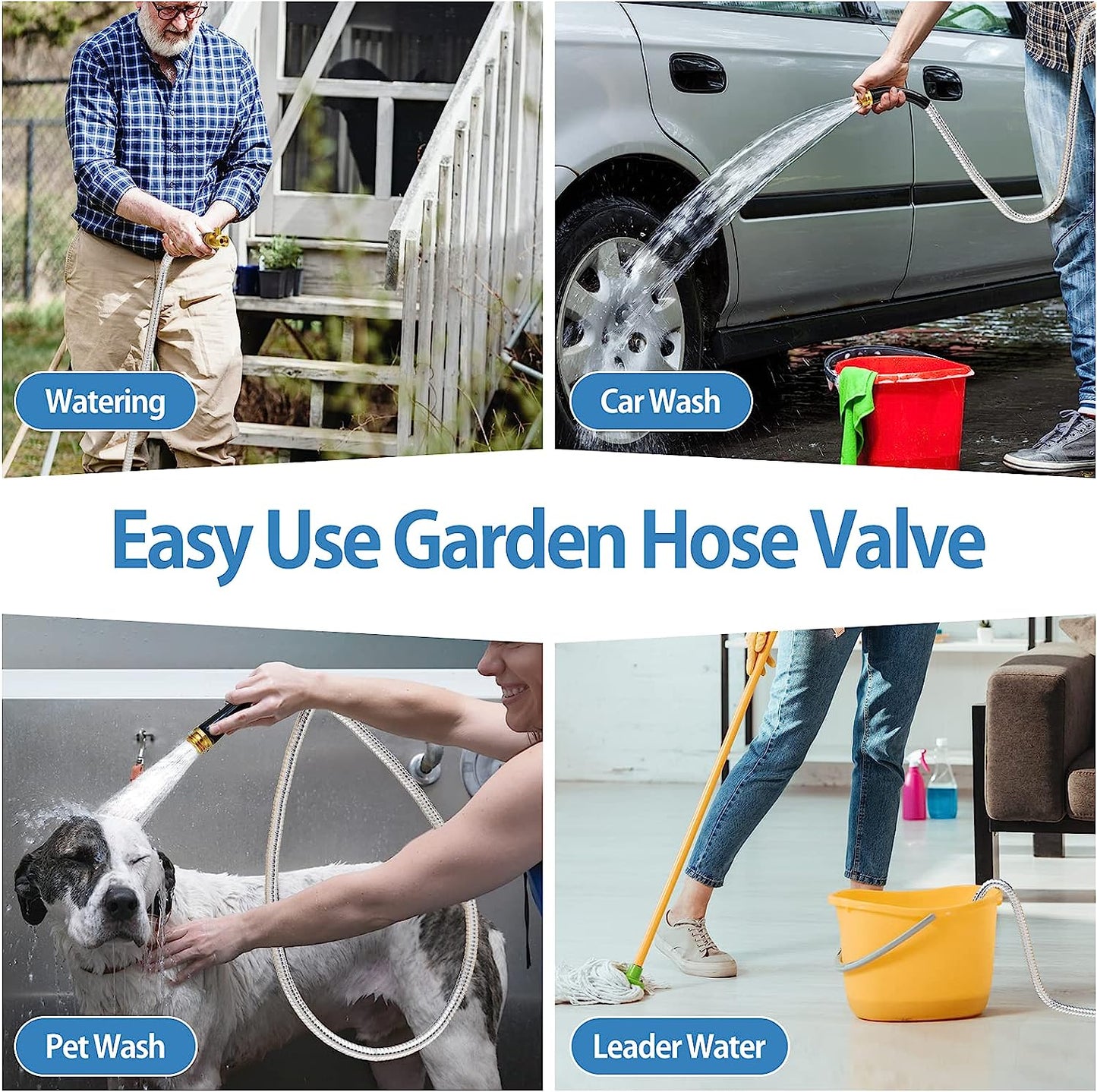 304 Stainless Steel Heavy Duty Flexible Water Pipe with Rubber Grip