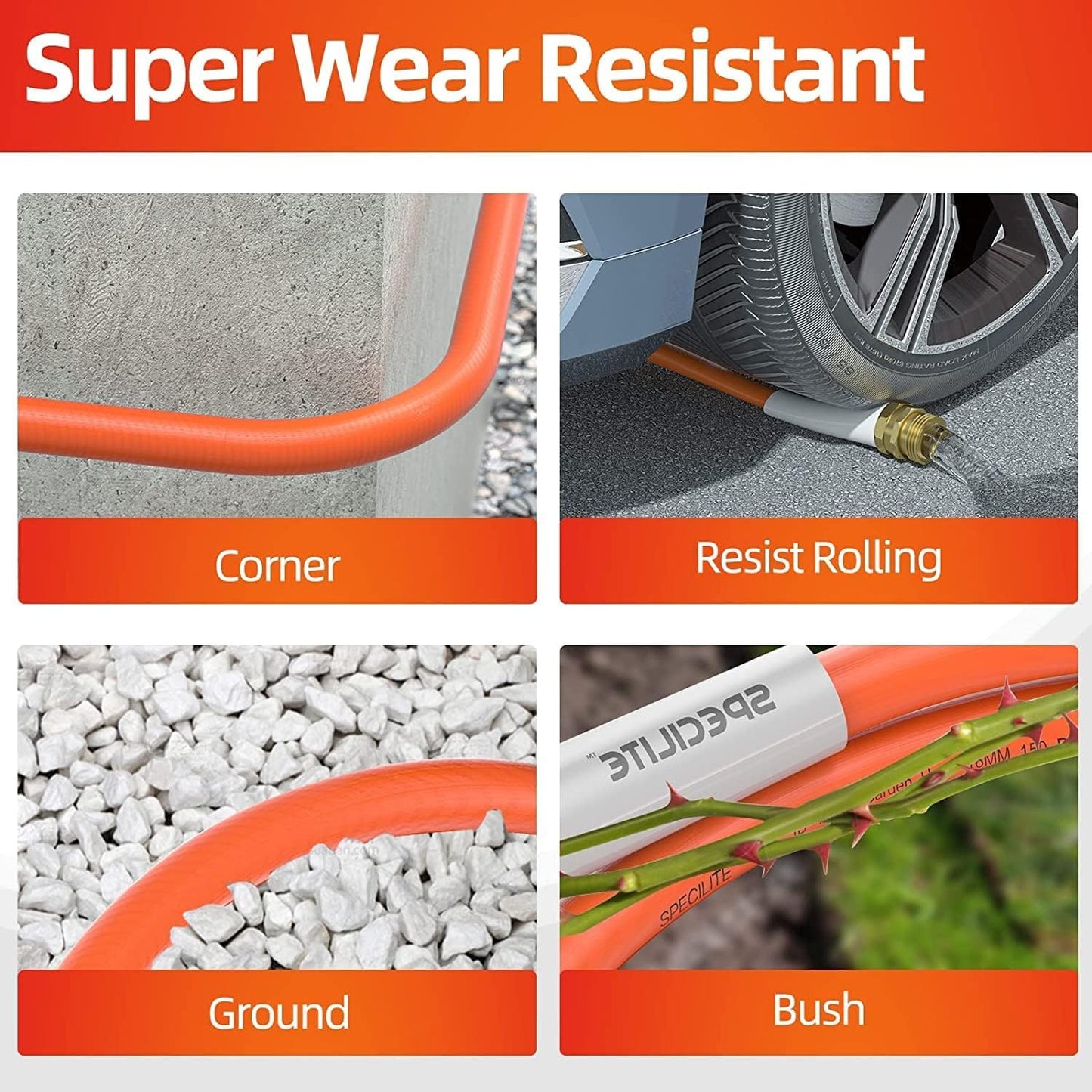 3/4 in x 75 ft Flexible and Lightweight Water Hose