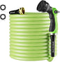 1/2 In Flexible Garden Water Hose , Heavy Duty, Lightweight and Leak-Proof，25/50/75/100 Ft