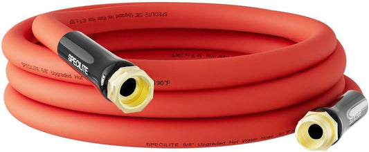 5/8" Hot/Cold Short Leader Garden Water Hose, -50℉-190℉, Flexible & Lightweight，5/10/15 Ft