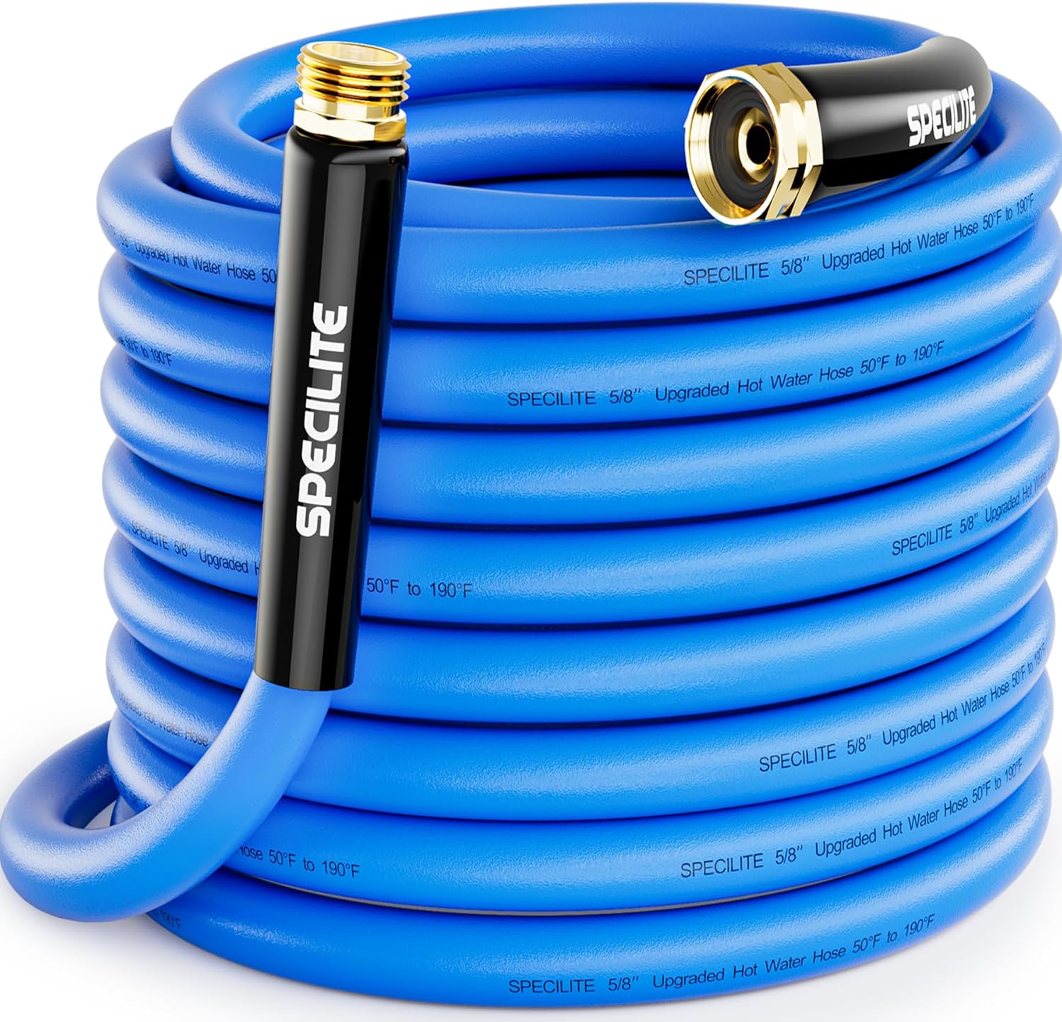 5/8 in Hot/Cold Garden Water Hose , -50℉ To 190℉, Heavy Duty, Flexible, 25/50/75/100 Ft