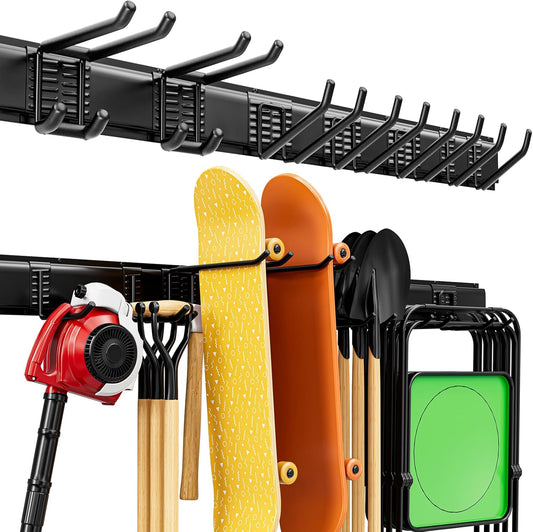 Garage Storages Tool Organizers, Wall Mount Garden Sturdy Rack 48 Inches