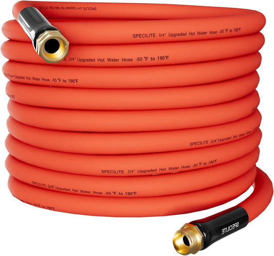 3/4" Hot/Cold Garden Water Hose , -50℉-190℉, Flexible & Lightweight, 25/50/75/100/150 Ft