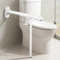 SPECILITE Heavy Duty Toilet Grab Bar - 440lb Sturdy Support, Safety Rails with Non-Slip Waterproof handrail & Night Glow Strips, Space Saving Flip-Up Design for Elderly, Disabled, Pregnant & Injury