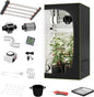 32"x32"x63" Grow Tent Kit Complete System with 250W Full Spectrum LED Dimmable Grow Light, Adjustable Speed Ventilation System