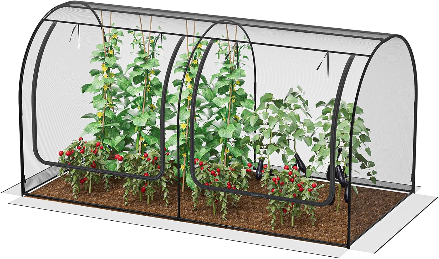 net for potted plants 98x49x49inch Garden Plant Netting Mesh Cover for Raised Bed –  SPECILITE丨Gardening丨Water Hose
