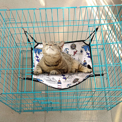 QOOLFOTO 5 Pcs Pet Hammock for Cage Hanging Pet Hammock Bed