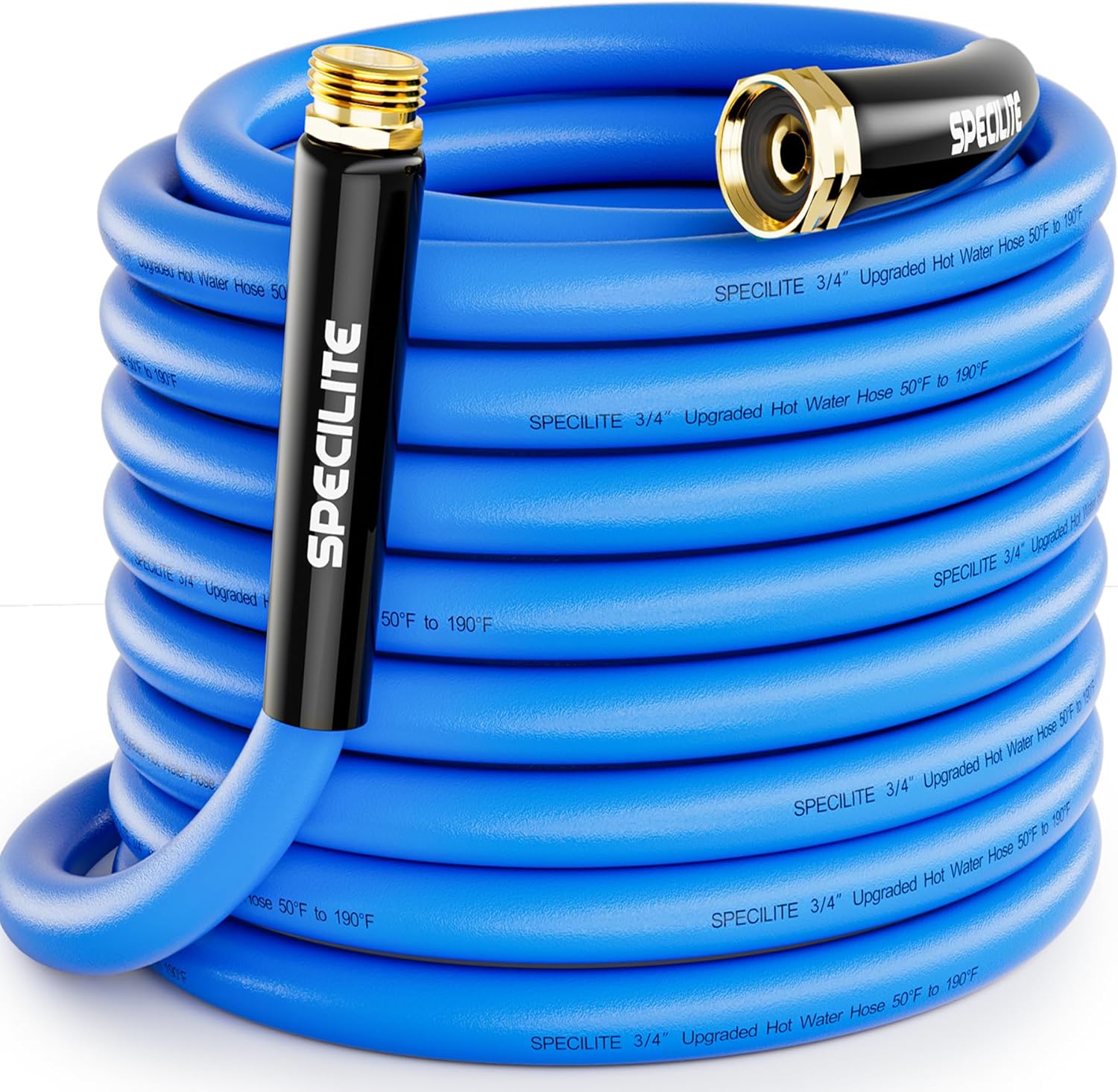 3/4 in Hot/Cold Garden Water Hose, -50℉ To 190℉, Heavy Duty, Flexible, 25/50/75 Ft